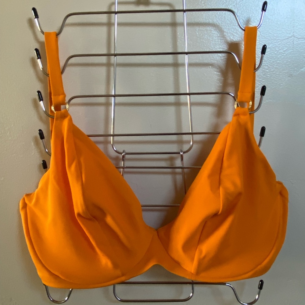 Bold Orange Bikini Top